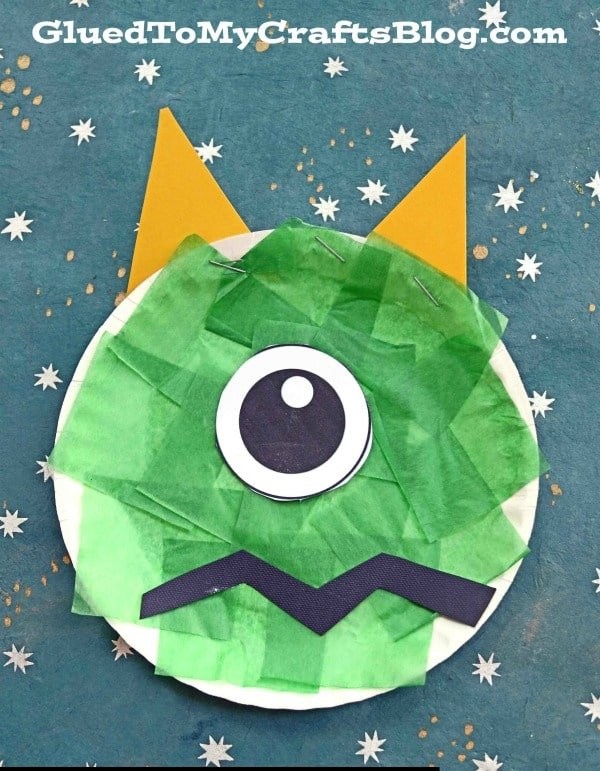 Paper Plate Monster Craft