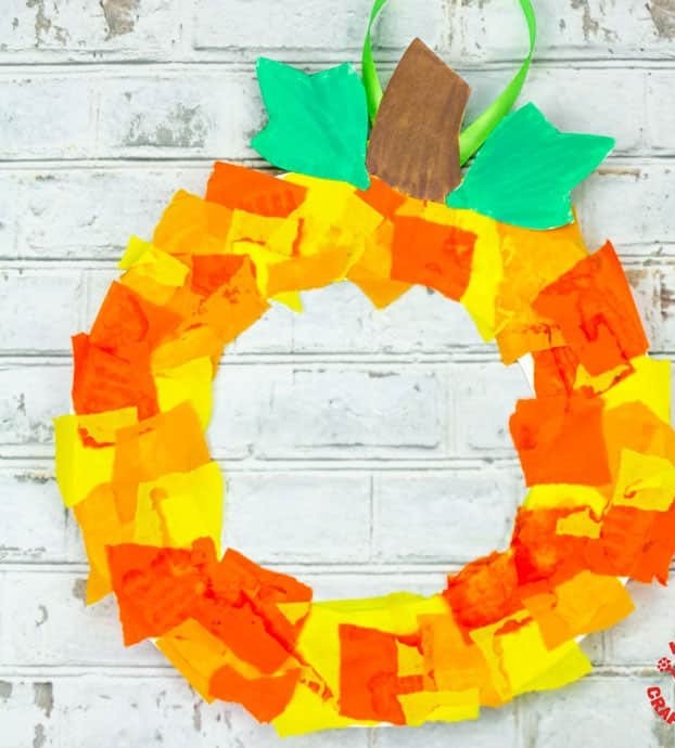 Pumpkin Wreath Craft