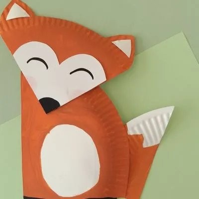 Red Fox Paper Plate Craft – Fall Paper Plates