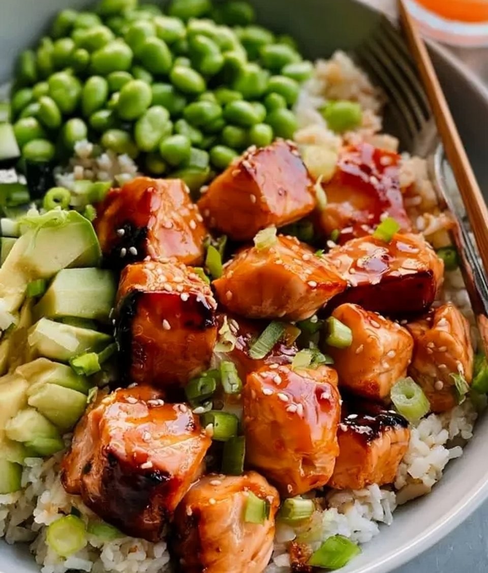 Honey Salmon Bowl