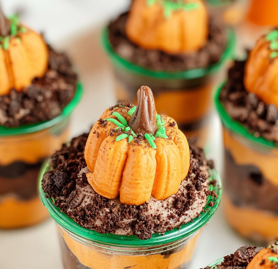 Pumpkin Dirt Cups