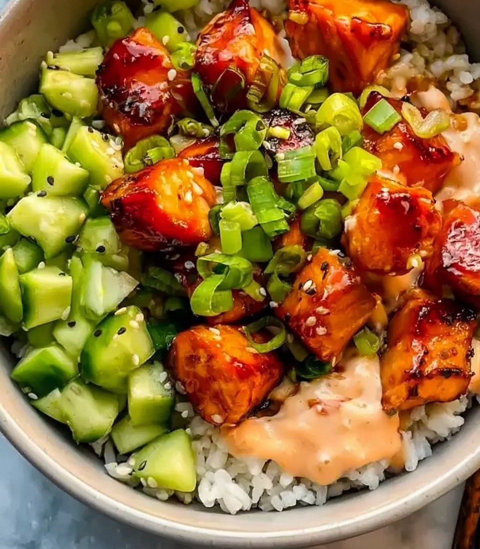 Honey Salmon Bowl