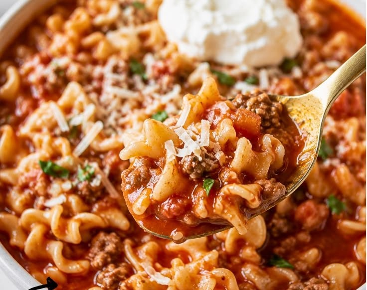Healthy High Protein Lasagna Soup