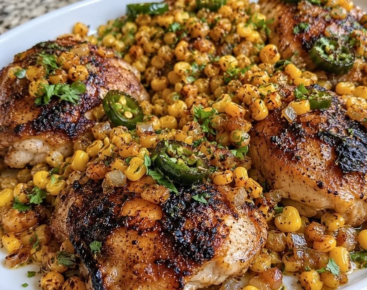 Blackstone Jalapeño Lime Chicken and Corn