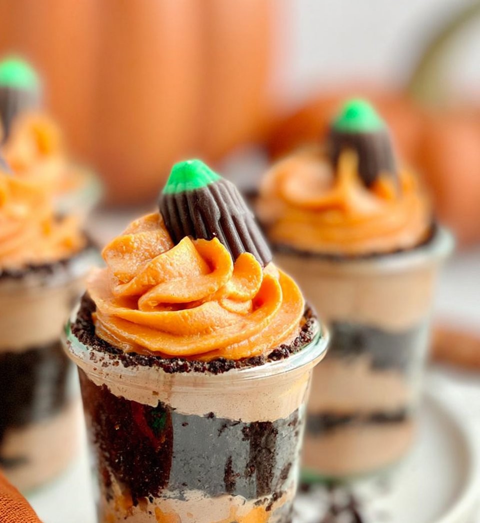 Pumpkin Dirt Cups
