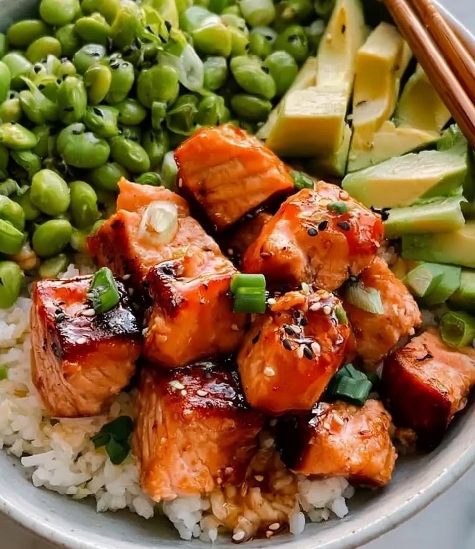 Honey Salmon Bowl