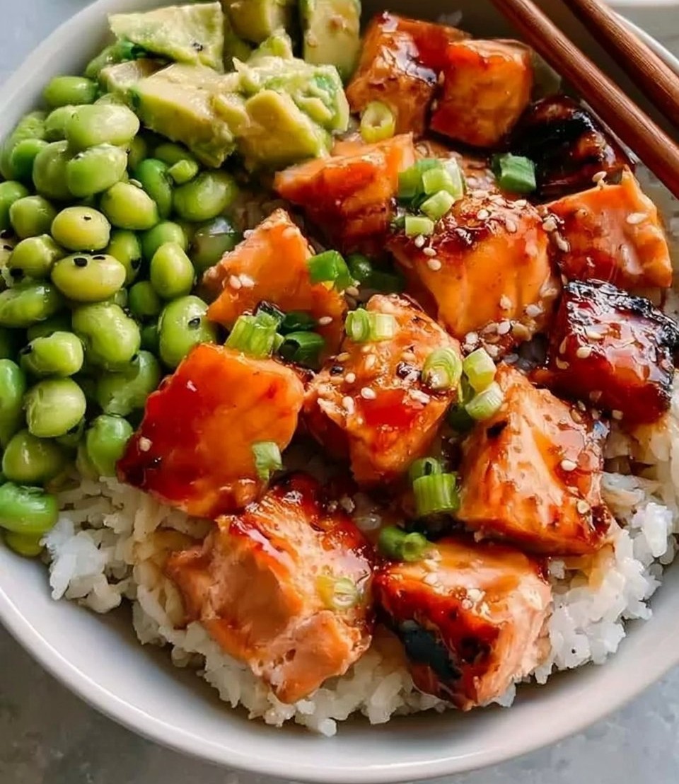 Honey Salmon Bowl