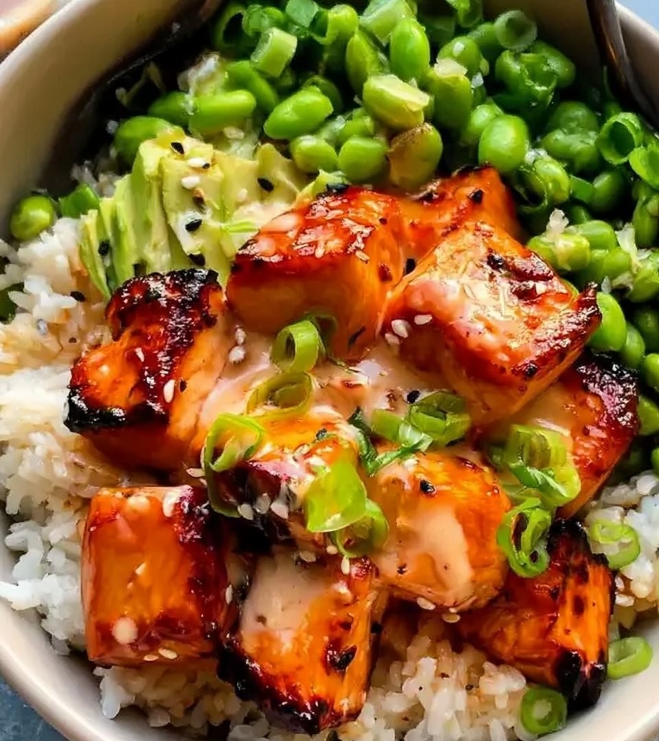 Honey Salmon Bowl