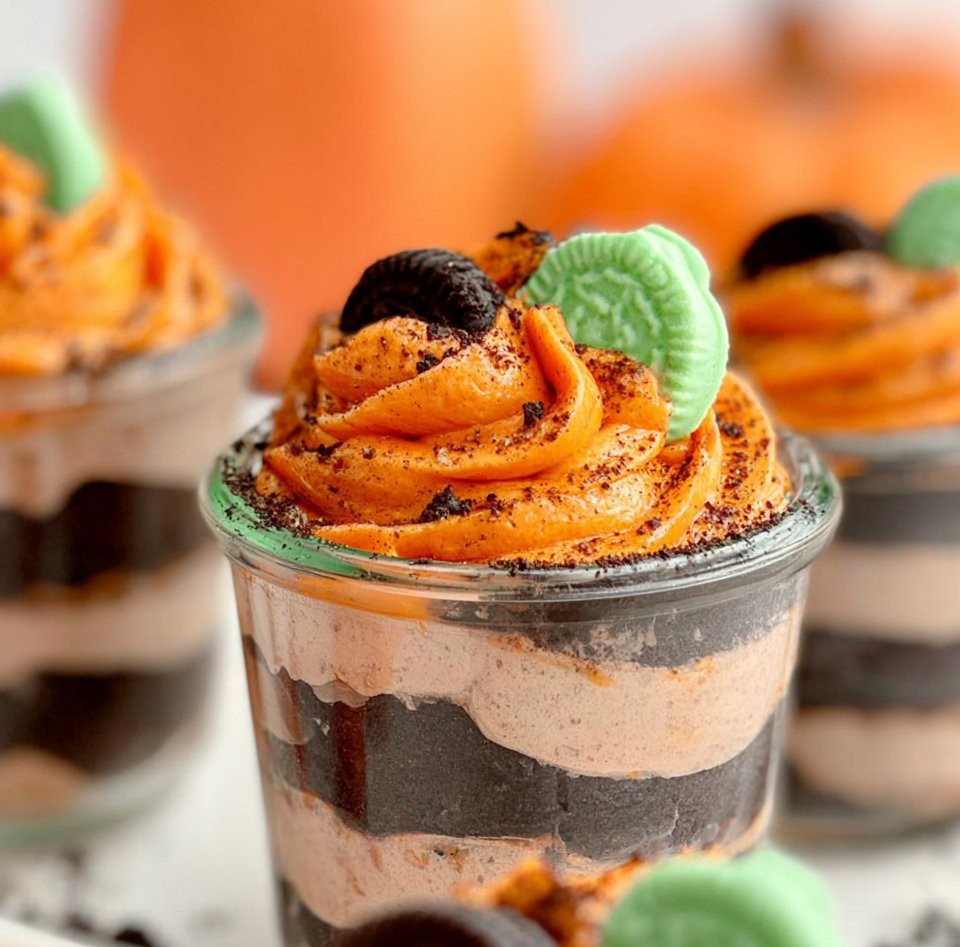 Pumpkin Dirt Cups