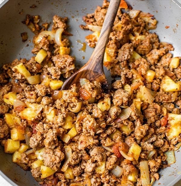 Pineapple Turkey Tacos