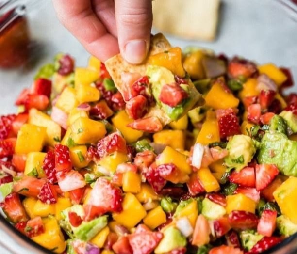 Avocado Strawberry Mango Salsa
