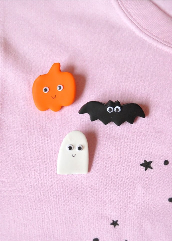 Halloween Clay Decorations