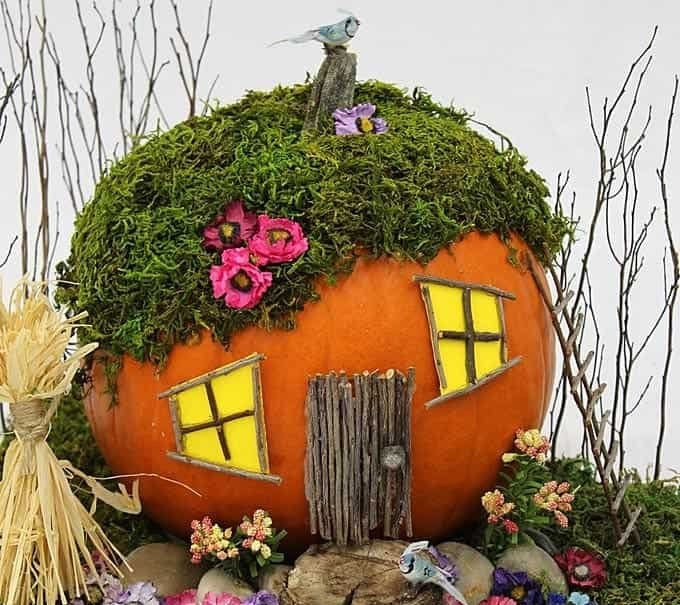 Pumpkin Fairy House