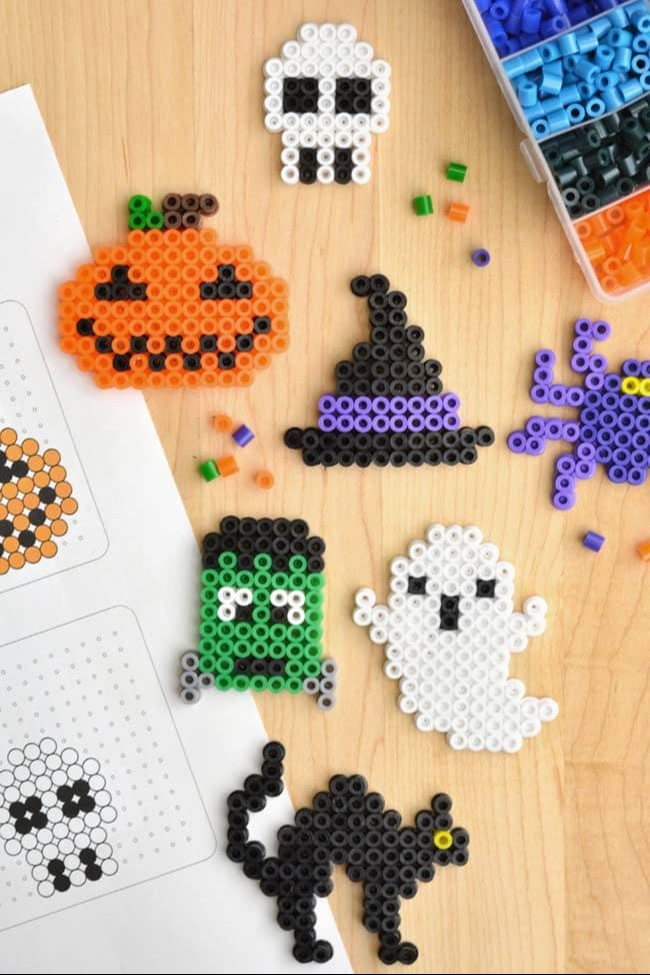 Halloween Perler Beads | FREE Halloween Perler Bead Patterns