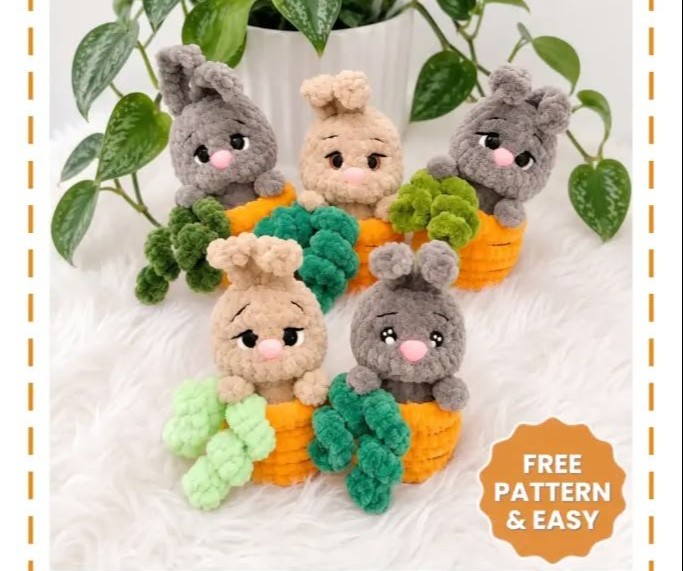 Crochet a Bunny-in-a-Carrot: A Fun and Adorable DIY Project
