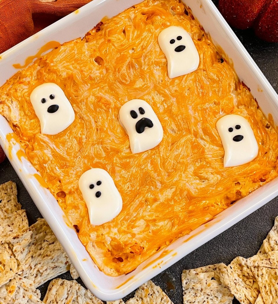 Halloween Buffalo Chicken Dip