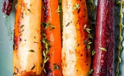 Honey Roasted Colorful Carrots