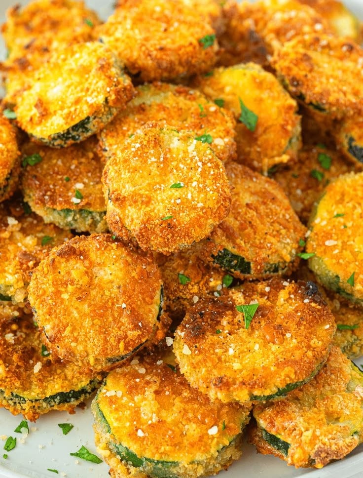 Crispy, Buttery Fried Zucchini