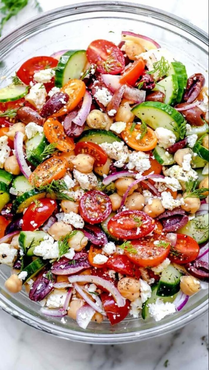 Greek Chickpea Salad