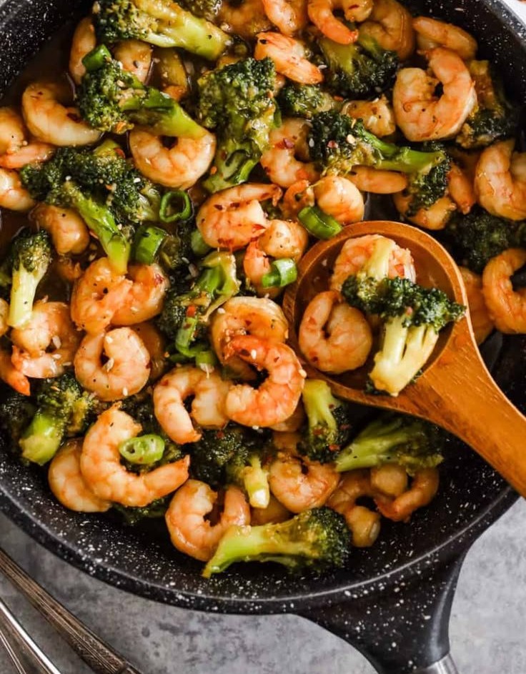 Honey Garlic Prawns