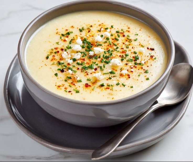 Ultra-Creamy High-Protein Potato Soup