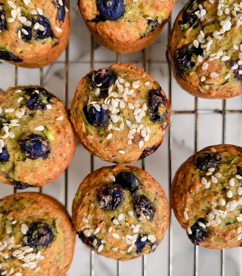 Blueberry Zucchini Muffins