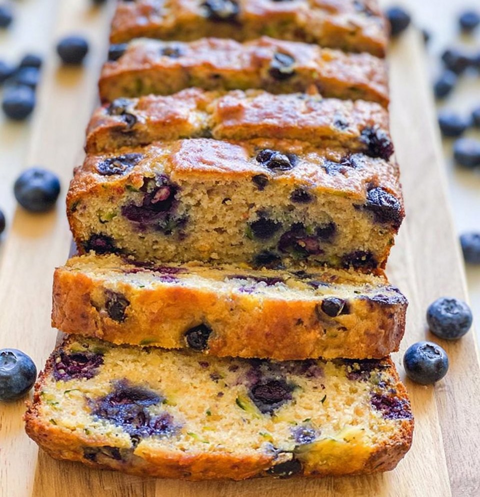 Blueberry Zucchini Bread