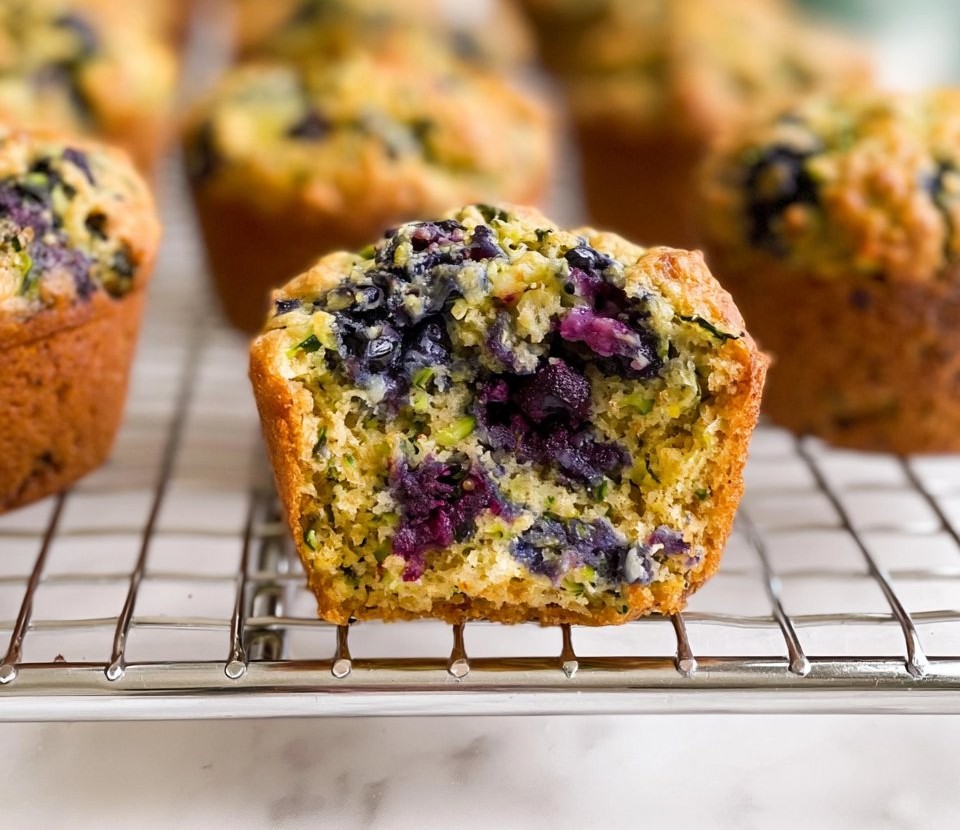 Blueberry Zucchini Muffins