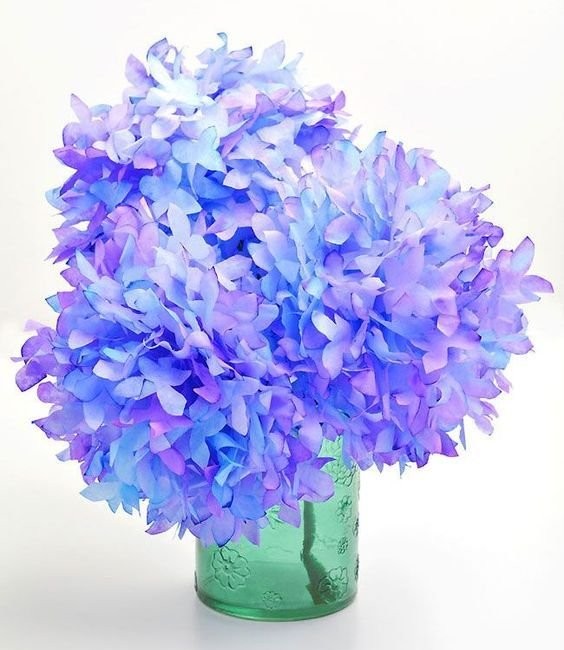 Coffee Filter Hydrangeas | How to Make Beautiful Coffee Filter Flowers