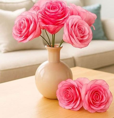 Coffee Filter Roses - Easy DIY Paper Flower Tutorial