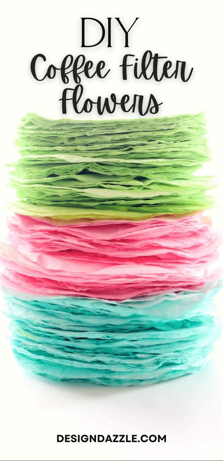 DIY Coffee Filter Flowers