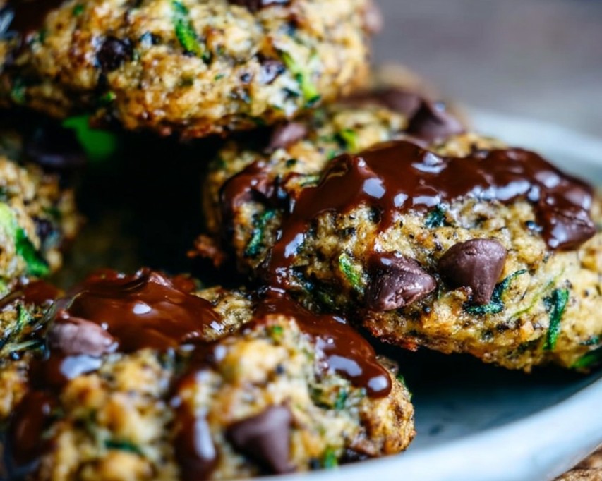 Zucchini Chocolate Chip Cookies