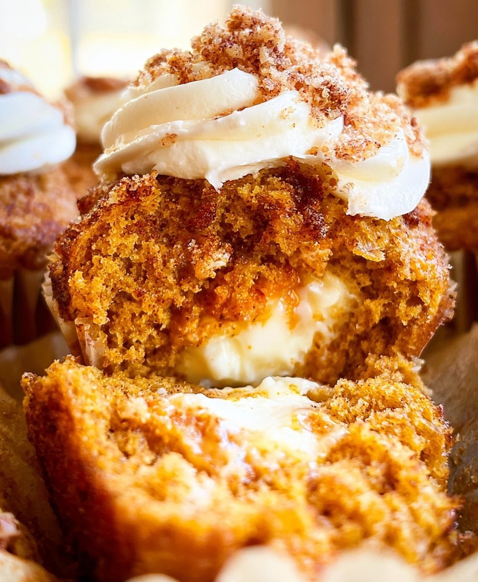 Pumpkin Cream Cheese Muffins