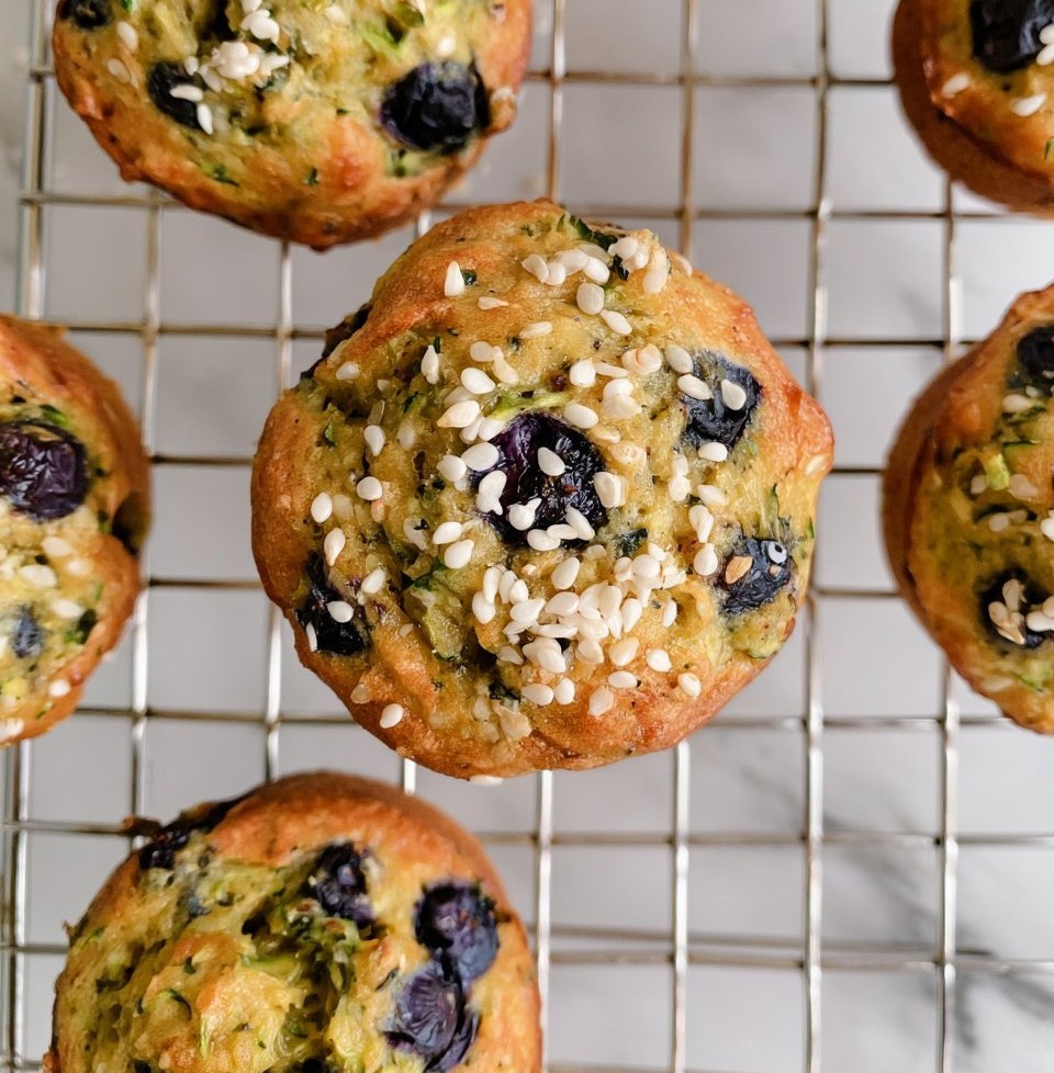 Blueberry Zucchini Muffins