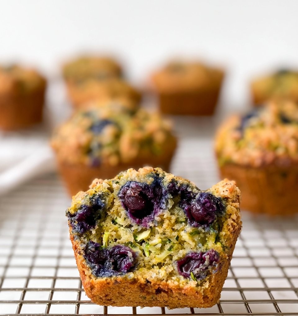 Blueberry Zucchini Muffins