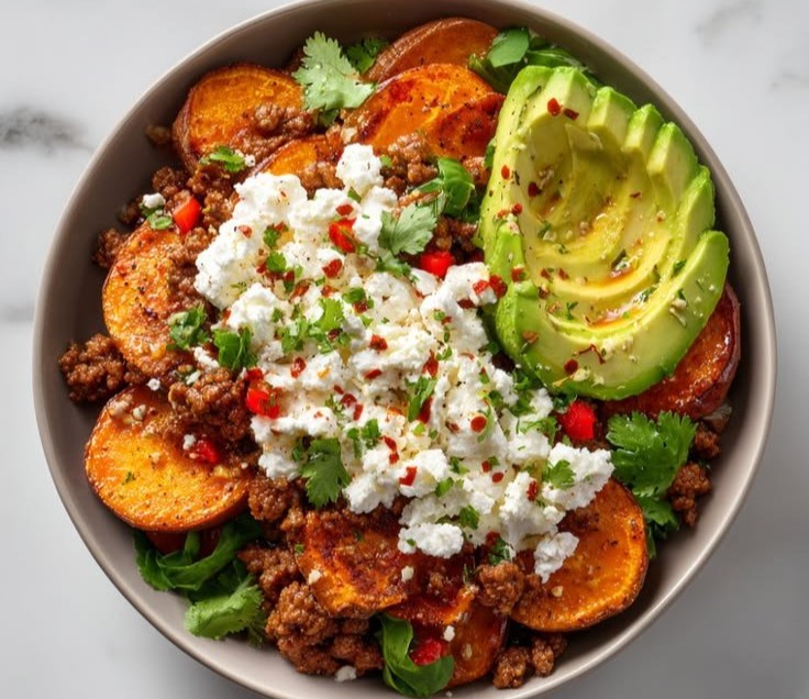 High-Protein Cottage Cheese Taco Bowl