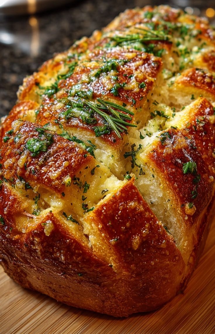 Rosemary Garlic Pull Apart Bread