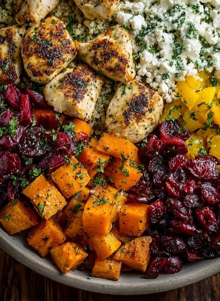 Greek Chicken Harvest Bowl