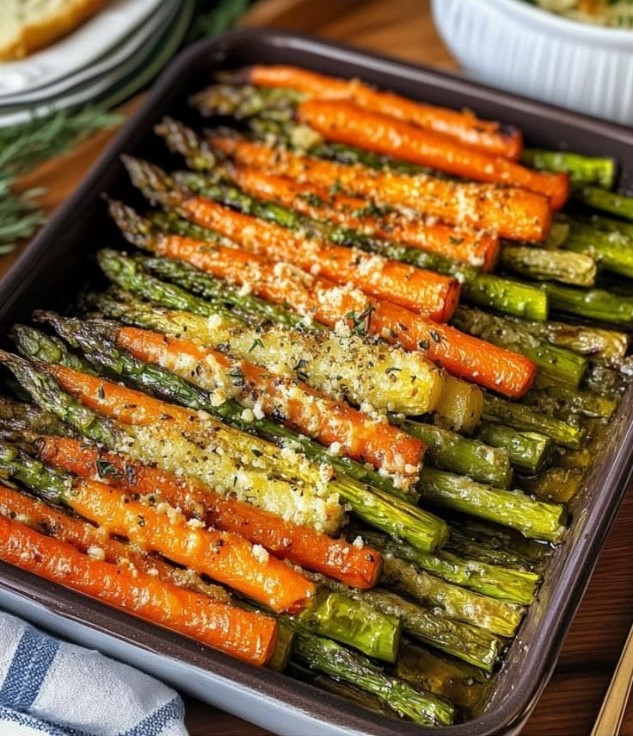 Roasted Asparagus & Carrots