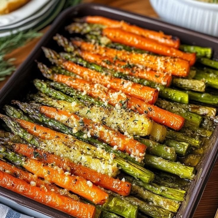 Roasted Asparagus & Carrots