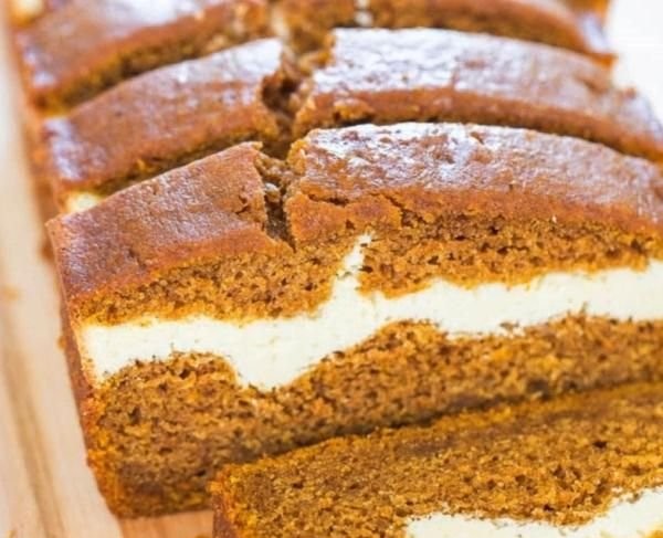 Cream Cheese-Filled Pumpkin Bread