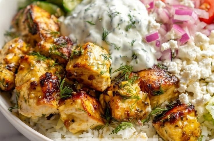 Lemon Dill Chicken Bowl