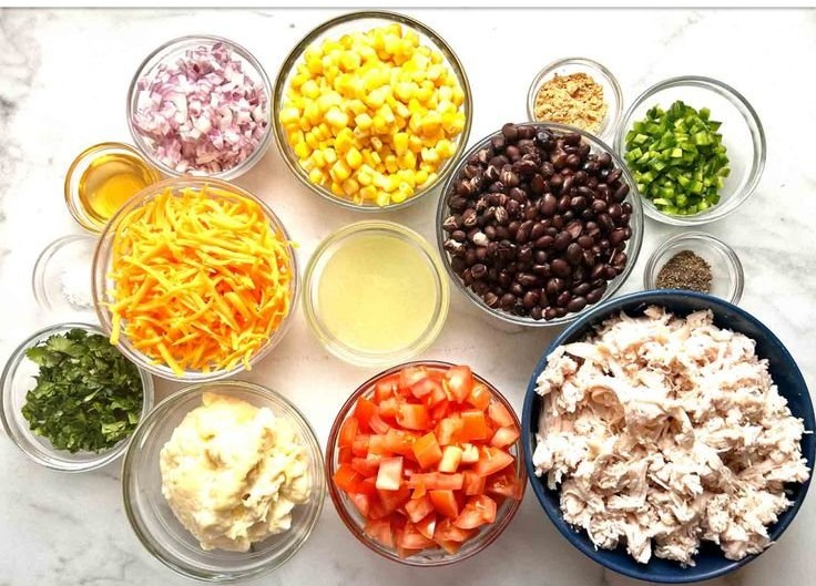High Protein Southwest Chicken Salad