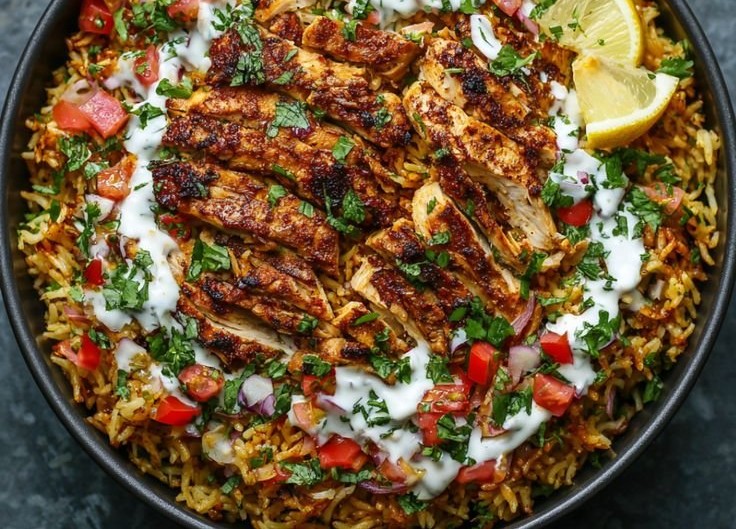 One Pot Chicken Shawarma Rice