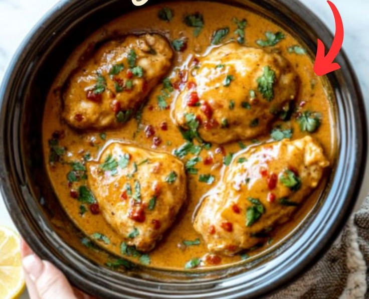 Crockpot Thai Peanut Chicken