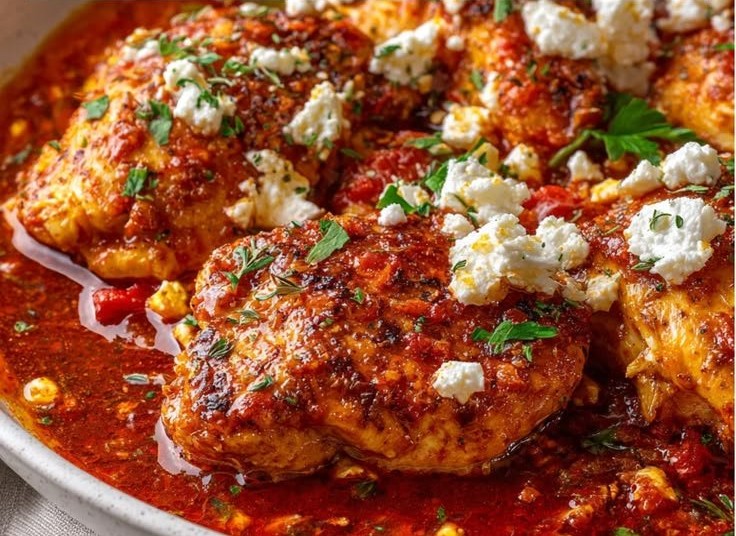 Chicken Saganaki Minute Meal Greek Style Chicken In A Tomato Feta Sauce