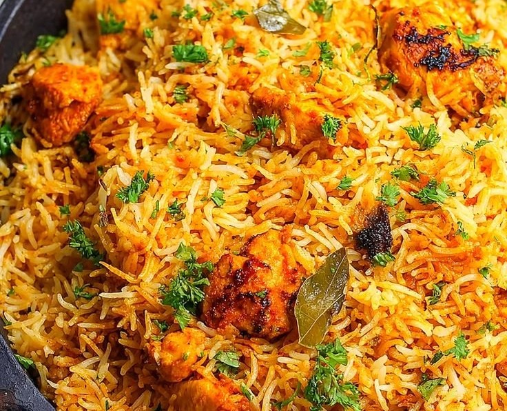 Rich Butter Chicken Biryani