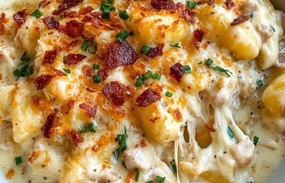 Creamy Crack Chicken Gnocchi