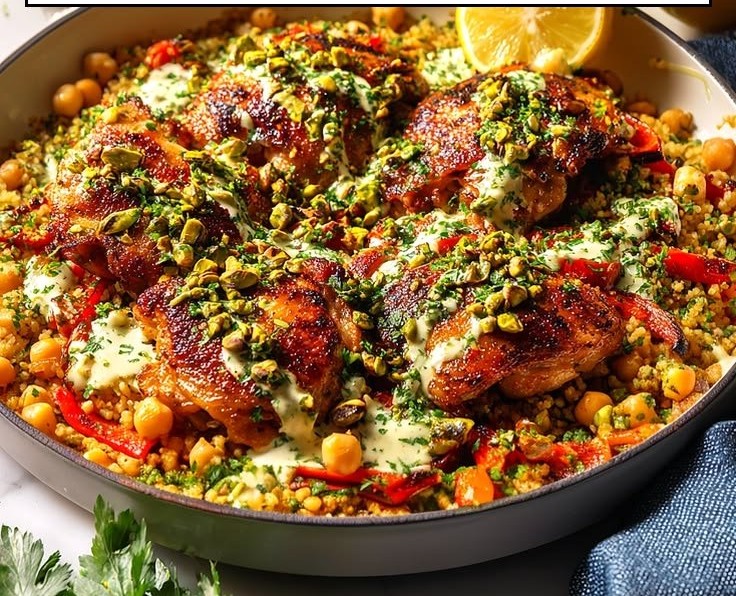 Irresistible Mediterranean Chicken and Couscous