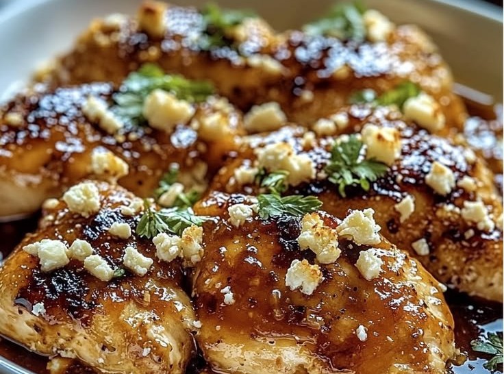 Hot Honey Feta Chicken | Sweet & Spicy in 30 Minutes!